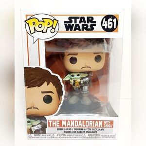 Star Wars The Mandalorian with‎ Grogu Funko Pop Figure #461